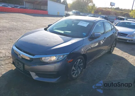 2017 Honda Civic Ex from USA, damaged, VIN 19XFC2F73HE059872